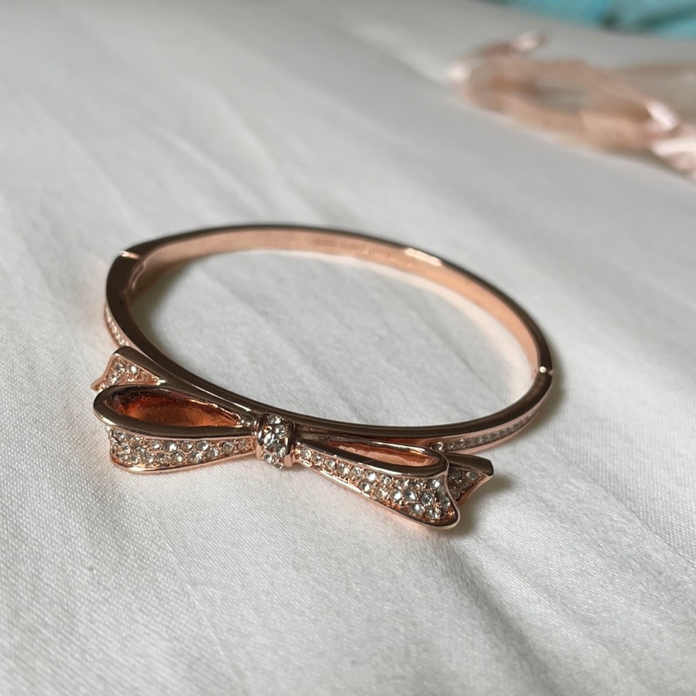 Kate Spade rose gold bangle
